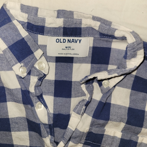 Boys button up short sleeve shirt size Medium - Picture 2 of 2